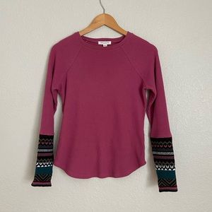 Beachlunchlounge Waffle Knit LS sz XS